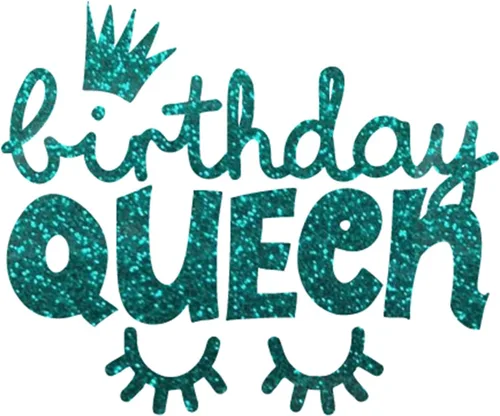 Vista 28 de Calcomanía termoadhesiva de la reina de cumpleaños, transferencia de camisa de fiesta de cumpleaños para mujer, parche de vinilo para niña, gráfico