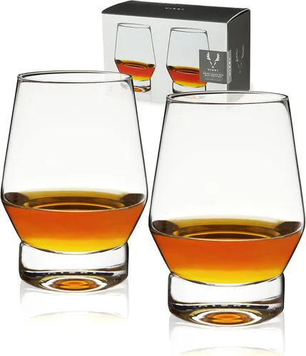 Vista 10 de Juego de copas de brandy Viski Wingback, copas de vino con tallo, copa de cóctel de regalo, perfectas para bourbon, ron de centeno, whisky escocés