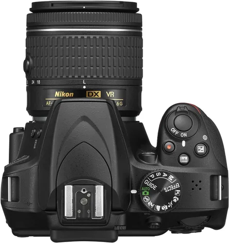 Vista 2 de Nikon Cámara D3400 DSLR con AF-P DX NIKKOR 0.709-2.165 in f/3.5-5.6G VR y AF-P DX NIKKOR 2.756-11.811 in f/4.5-6.3G ED (renovada)