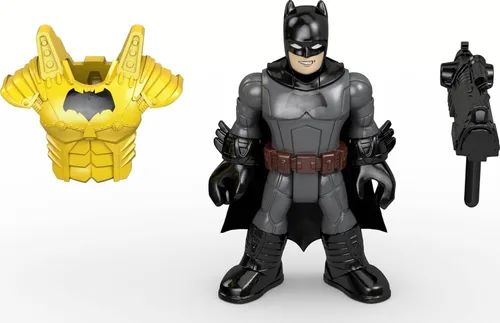 Vista 5 de Fisher-Price Imaginext Scooby-Doo Transforming Mystery Machine, DC Super Friends Batmobile, Multicolor