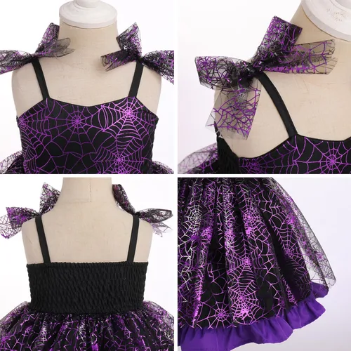 Vista 5 de Vestido de cumpleaños para niña, sin mangas, sin espalda, vestido de tutú de princesa, vestido de tutú para fiesta de tartas, sesión de fotos