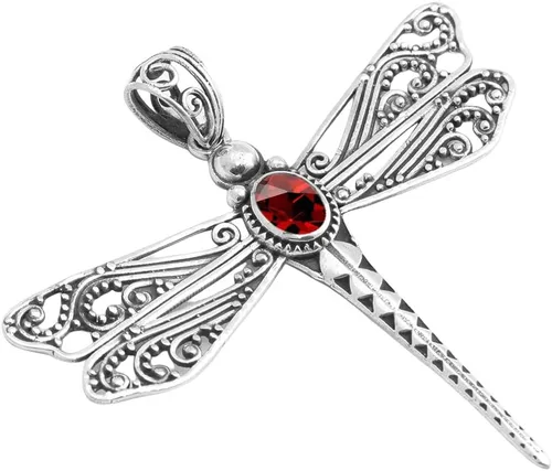 Vista 20 de Collar de plata de ley 925 para mujer, collar con colgante de piedras preciosas auténticas, collar con colgante hipoalergénico para regalo