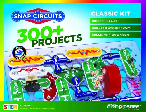 Vista 9 de Kit para diseñar circuitos eléctricos Circuits Jr. SC-100, Negro