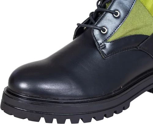 Vista 7 de Disfraz de villano Riddler para Halloween, cosplay, superhéroe, botas verdes militares