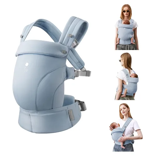 Vista 11 de Bc Babycare CocoonGo Portabebés – Portabebés CloudTouch Suave y Ergonómico para 7–44 libras Fácil de Usar, Ajuste Ajustable, Listo para Viajar