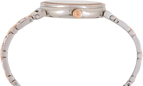 Vista 4 de Michael Kors Correa de acero inoxidable Sofie para mujer con correa de acero inoxidable, plata, 14 reloj casual (Modelo MK3880)