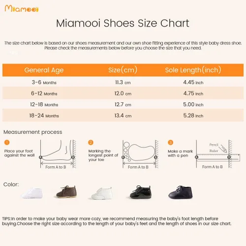 Vista 6 de Miamooi Mocasines clásicos de piel sintética para bebés y niñas zapatos de vestir de boda para niños pequeños Brogue formal plano perezoso Oxford