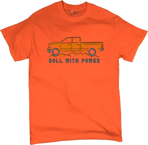 Vista 14 de Tee Hunt Camisetas gráficas y camisetas sin mangas para hombre Roll with Power Pickup Truck