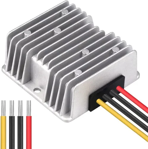 Vista 9 de DC 12V 24V Paso abajo a 5V 30A 150W Convertidor Regulador de Voltaje, Impermeable DC/DC Buck Transformador Fuente de alimentación