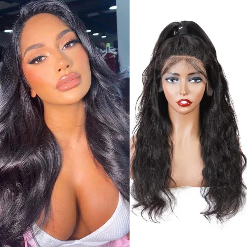 Vista 26 de Cabello humano ondulado con cierre frontal de encaje HD 4 x 4, cierre de encaje con cabello de bebé, cabello humano 100% virgen brasileño