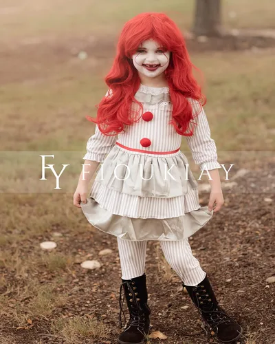 Vista 9 de fioukiay Disfraz de Halloween para niñas, ropa de Halloween para niñas, conjuntos de ropa de Halloween para niños pequeños