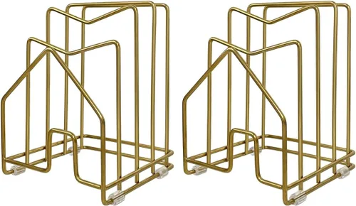 Vista 11 de SUNFICON Estante para Tabla de Cortar Organizador de Tabla de Cortar Soporte Organizador para Encimera de Cocina Estante Organizador para Ollas