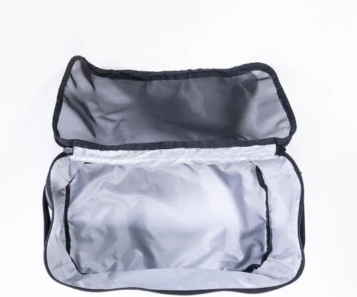 Vista 14 de VanEssential Cubo de embalaje con parte superior de malla transparente XS - Gris carbón