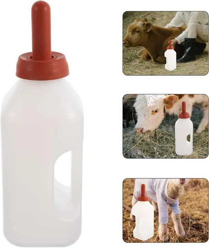 Vista 9 de Biberones de alimentación de cordero, botella de animales para mascotas, botella de leche de cabra, botella de leche de ternero, botella de bebida