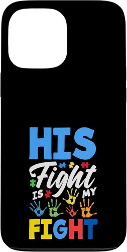 Vista 14 de His Fight is My Fight Autism Awareness Case for iPhone Air