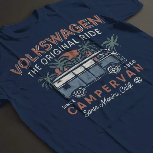 Vista 4 de Volkswagen The Original Ride Campervan - Camiseta para hombre
