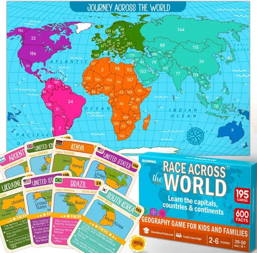 Vista 10 de Juego de mesa para niños de 8 a 12 años - Juegos de cartas educativos