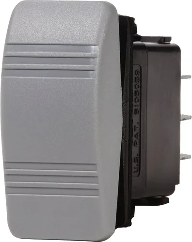 Vista 16 de Blue Sea Systems - Interruptor Contoura III Resistente al agua, negro y gris