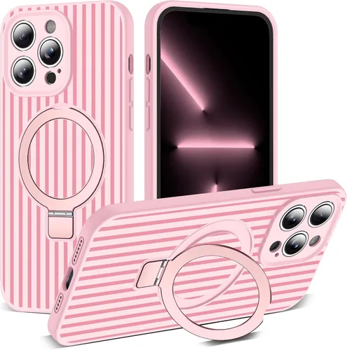 Vista 47 de SKYLMW Funda diseñada para iPhone 11 con soporte magnético invisible Compatible con Mag-Safe, a prueba de caídas de grado militar, a prueba