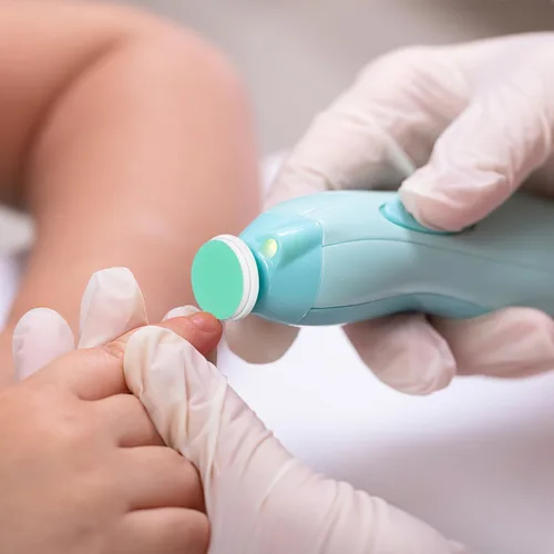 Vista 6 de DOITOOL Almohadillas de repuesto para lima de uñas eléctricas para bebés, 24 cabezales de rectificado de 0.70 pulgadas para recortadora de uñas