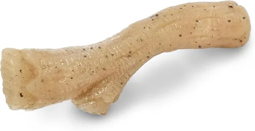 Vista 16 de Nylabone Juguete masticable fuerte de hueso de fémur gourmet para cachorros, juguetes calmantes para la dentición de cachorros, enriquecimiento