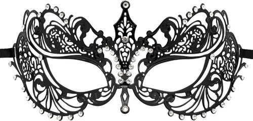 Vista 17 de Coddsmz Máscara de metal cortada con láser para mujer, máscara veneciana de Mardi Gras, máscara de Halloween 1-oro rosa
