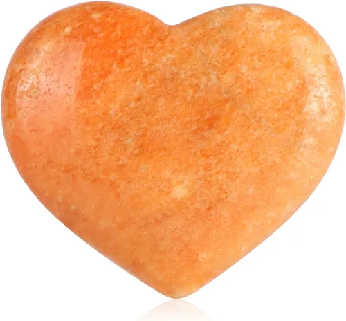 Vista 19 de SMQ Piedra de sangre de África, piedras de cristal en forma de corazón, piedras preciosas naturales, pisapapeles, bolsillo hinchado, gran sanación