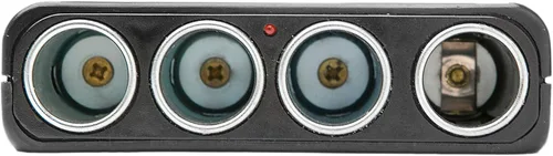 Vista 3 de Wagan divisor y extensor de tomacorriente automotriz de 4 vías de 12V, divisor de potencia para mechero