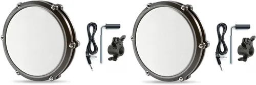 Vista 9 de Alesis Nitro Max - Almohadilla de malla de una sola zona de 8 pulgadas con abrazadera y cable de gatillo Silverline Audio de 10 pies