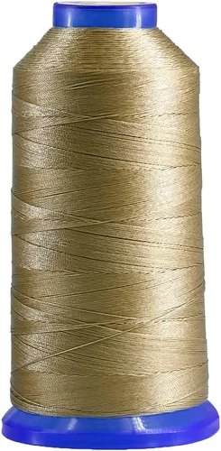Vista 19 de Selric [1200 yardas/26 colores disponibles] Tex 135 Hilo de nailon unido para costura de cuero 420D/3 T135#138 Hilo de tapicería resistente