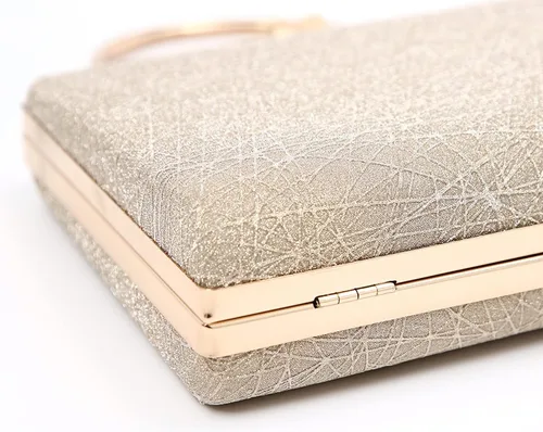 Vista 5 de Pequeñas bolsas de fiesta de noche para mujer bolso de mano brillante bolso de mano bolso de hombro cadena desmontable medallón de diamantes