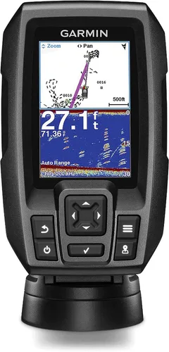 Vista 2 de Garmin Striker 4 con transductor, 3.5 pulgadas, Sensor de peces GPS con transductor tradicional CHIRP