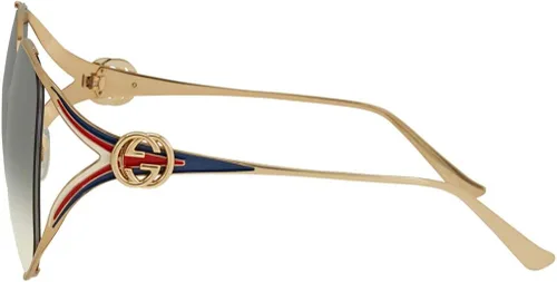 Vista 4 de Gucci GG0225S Oro Talla única, Dorado/Azul