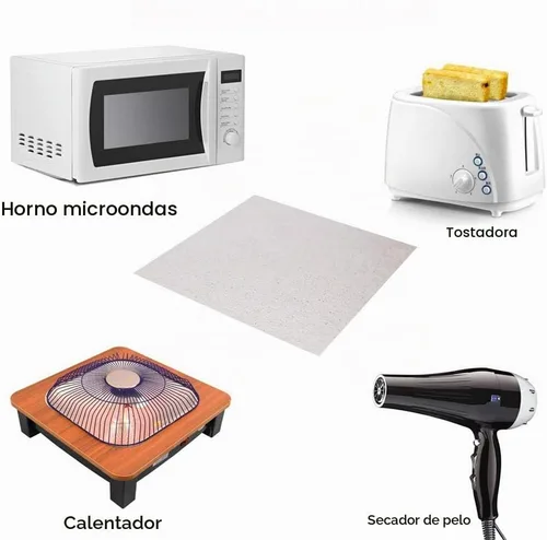 Vista 7 de Juerly - Cubiertas de guía de ondas para microondas, paquete de 4 láminas de placas de mica para aislamiento térmico universal de microondas, parte