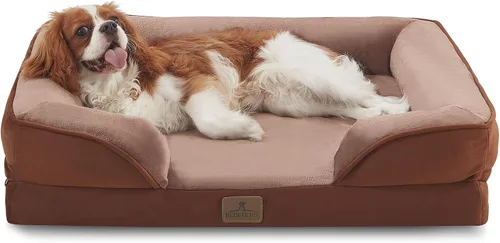 Vista 25 de Bedfolks - Cama ortopédica extra pequeña para perros, cama de sofá impermeable para perros pequeños y gatos, sofá de espuma en forma de huevo