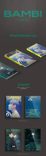 Vista 2 de Exo Baekhyun - Bambi Photobook A ver. (3er Mini álbum) Pre Orden CD+Photolibro+Póster plegado+Otros con seguimiento, pegatinas extra decorativas