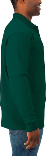 Vista 3 de Jerzees chomba manga larga de jersey para hombres M Verde bosque