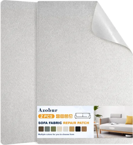 Vista 21 de Parche de reparación de terciopelo, parche de tela de franela autoadhesivo, varios colores, parche de microfibra, se puede usar para parches de Beige