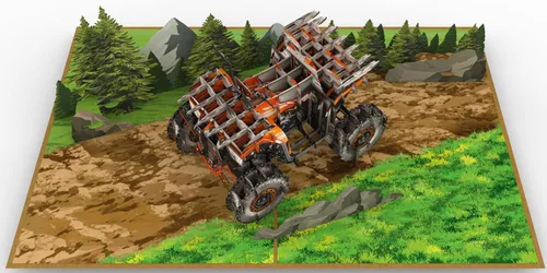 Vista 8 de PopLife Tarjeta desplegable 3D de ATV Quad Bike – Cumpleaños, Día del Padre, graduación, aniversario, jubilación, felicitaciones – Tarjeta