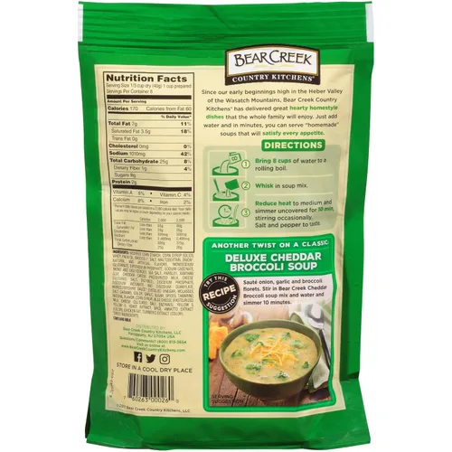 Vista 2 de Bear Creek Mezcla de sopa, brócoli cheddar, 11.2 onzas (paquete de 6)