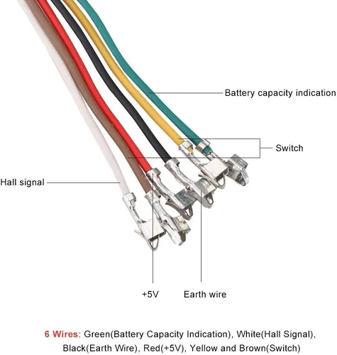Vista 6 de Regulador de velocidad de dedo izquierdo/derecho de 36 V para E, ciclo eléctrico, montaña, apto para 0.886 in M365 Acelerador de pulgar 36v