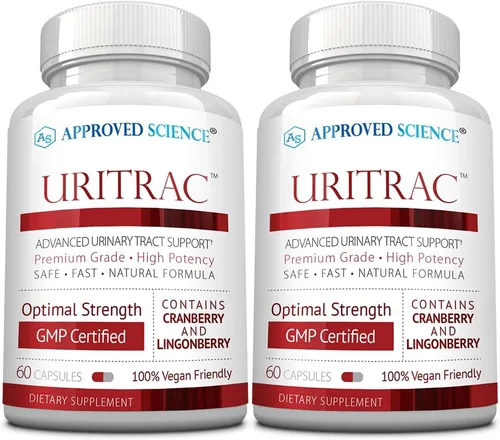 Vista 9 de Approve Science® Uritrac™ - Soporte de infecciones urinarias - Arándano, D-manosa, arándano rojo, apto para veganos - Suministro de 1 botella