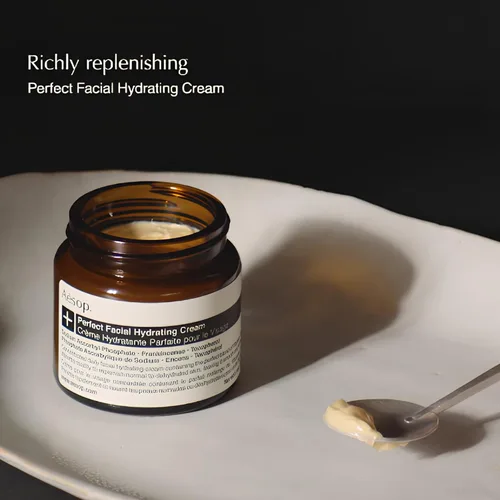 Vista 4 de Aesop Crema hidratante facial perfecta Hidratante facial con vitamina C y E para piel normal a seca Crema facial nutritiva diaria con acabado
