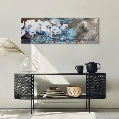 Vista 2 de artgeist Lienzo decorativo para pared, abstracto, 35 x 12 pulgadas, 1 unidad, decoración del hogar, cuadro estirado, pintura fotográfica, imagen