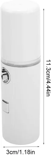Vista 4 de Mini humidificador de mano, humidificador recargable portátil, rociador de humectación, niebla fría, portátil, cuidado de la piel, pulverizador