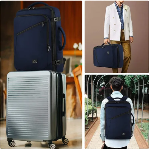 Vista 24 de MATEIN - Mochila de viaje extragrande de 10.56 galones, mochila de viaje ampliable apta para aerolíneas, para viajeros de fin de semana, hombres