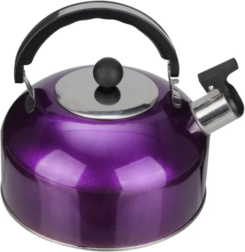 Vista 10 de Cabilock Hervidor de té silbante de acero inoxidable, 3.0 L, hervidor de té para cocinas de gas e inducción, mango ergonómico, gran capacidad