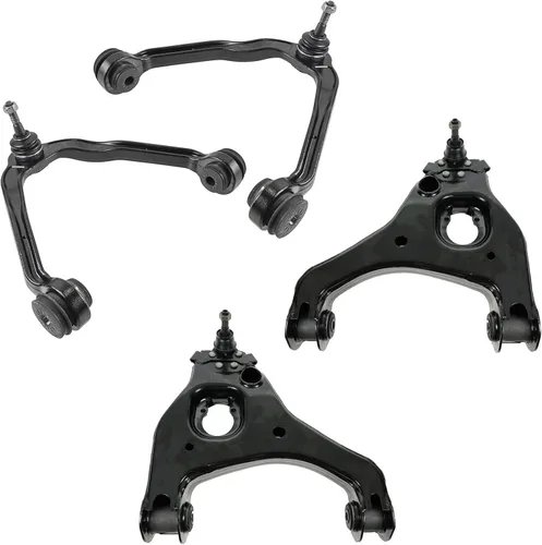 Vista 73 de TRQ Brazo de control superior e inferior del lado del conductor y del pasajero con juego de rótulas compatible con Chevrolet GMC 89-02