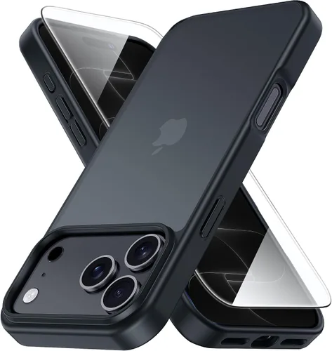 Vista 101 de Yriklso Funda 3 en 1 para iPhone Air, 1 protector de pantalla + 1 lente de cámara, a prueba de golpes para iPhone Air, protección contra caídas
