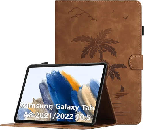Vista 11 de Funda para Samsung Galaxy Tab S5e de 10.5 pulgadas 2019 modelo (SM-T720/T725/T727) - Funda protectora de piel sintética con bolsillo y función atril